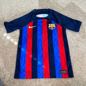 Nike Kids FC Barcelona 2022/23 Stadium Soccer Jersey